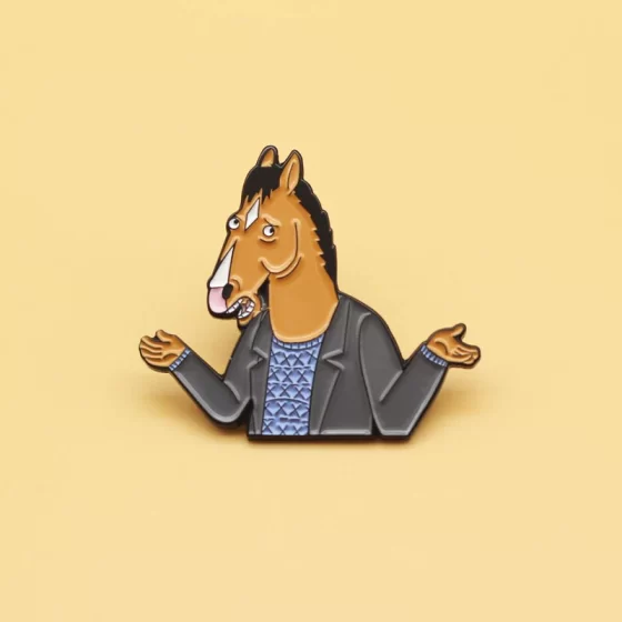 BoJack Horseman Badge Buttons Brooch