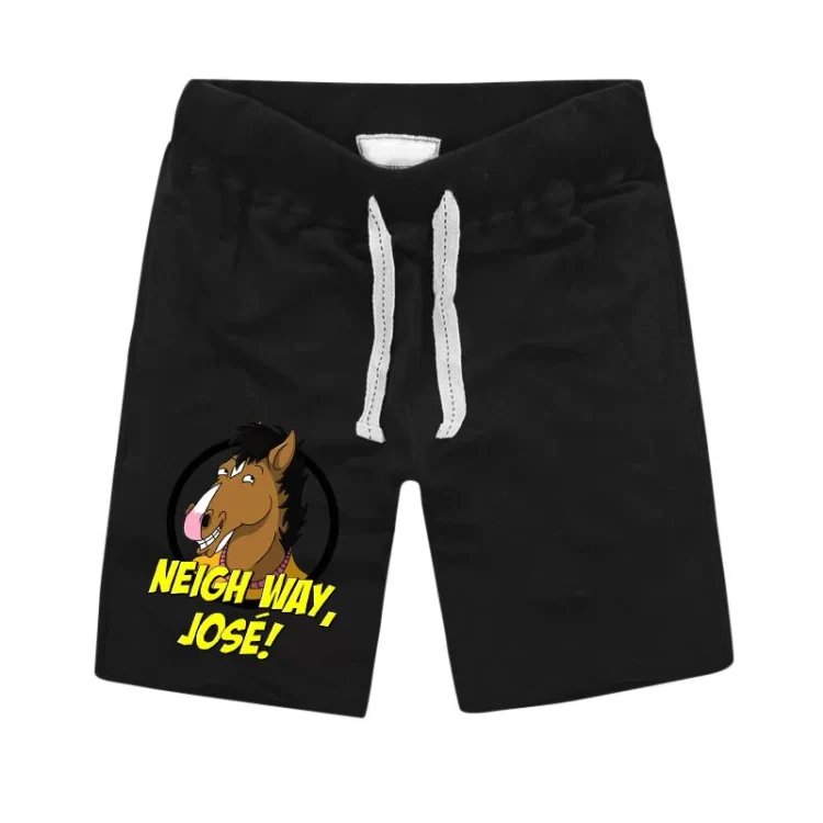 BoJack Horseman Neigh Way Black Shorts