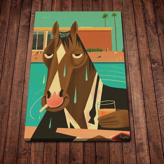 BoJack Horseman Animated Poster