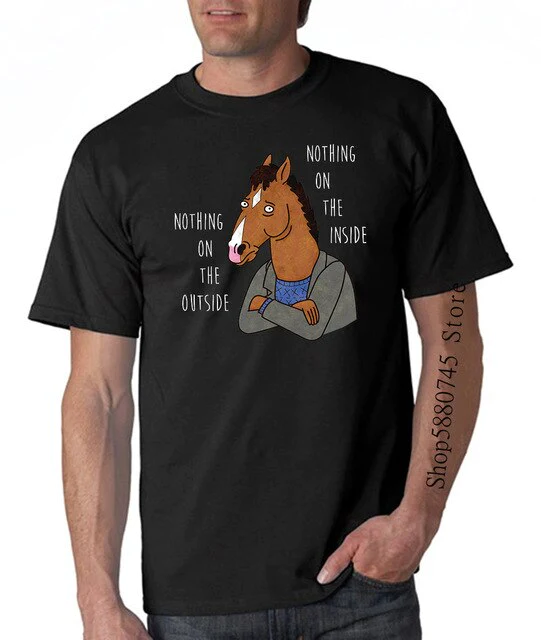 Bojack Horseman Nothing On The Outside T-Shirt