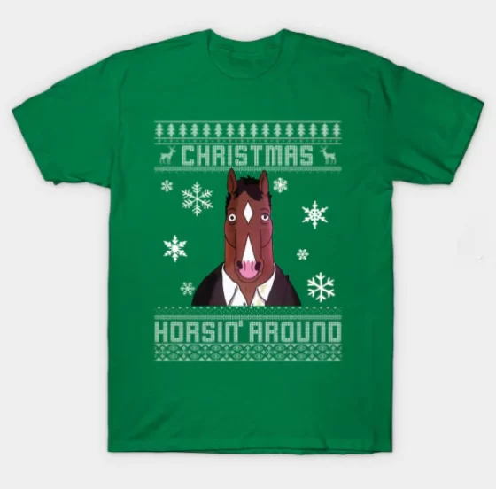 Bojack Horsin’ Around Christmas T-Shirt